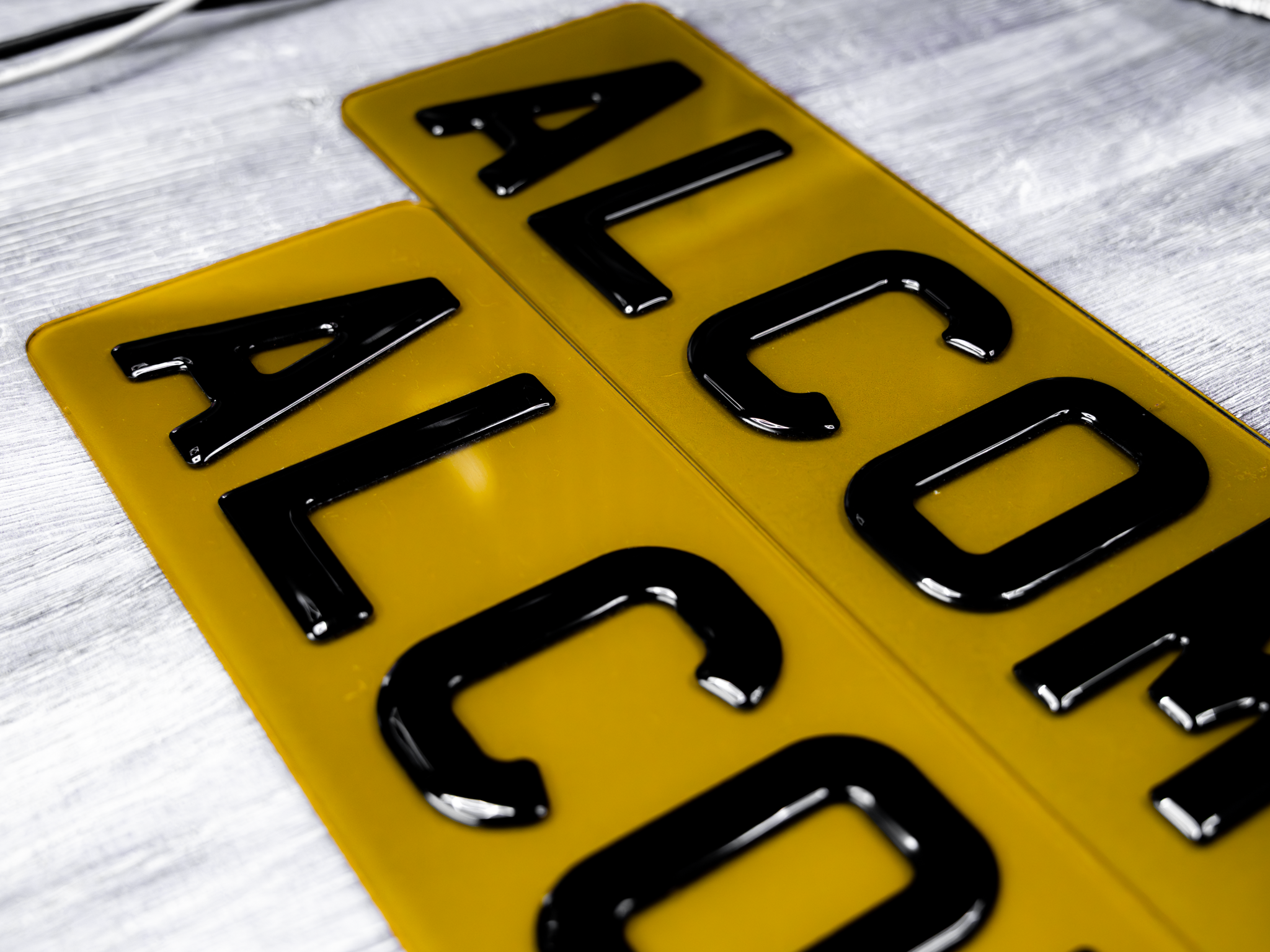 Tinted Show Plate Multiple Sizes (Display Only)